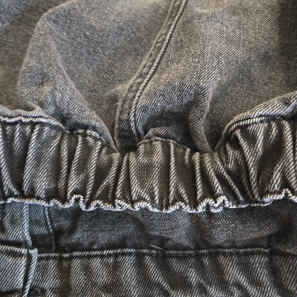 Vintage Highway Jeans Cropped Denim Jacket Women’s L Medium Wash Button Front - Picture 6 of 14